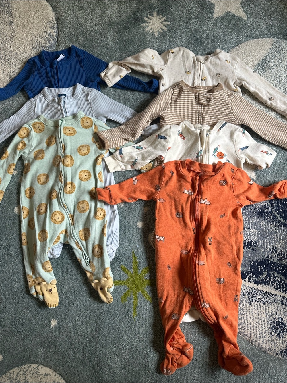 Bundle of Baby Boy 3 Months Onesies - 0-3M